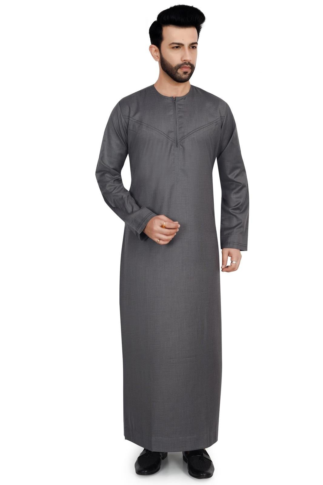 Charcoal Grey Thobe